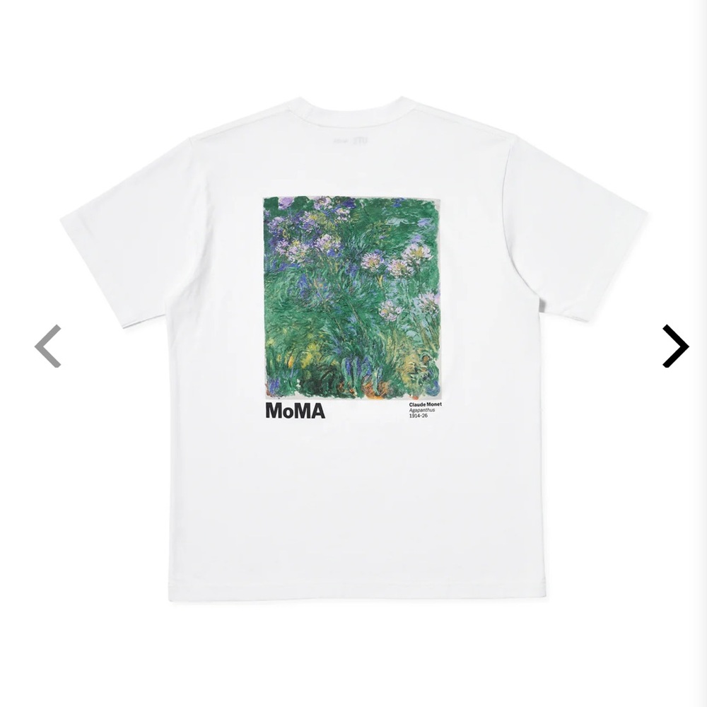 NWT Uniqlo MoMA White Short Sleeve Tee